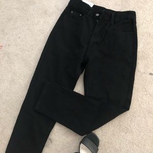 classic black jeans